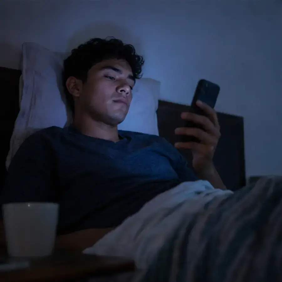 Teléfono antes de dormir