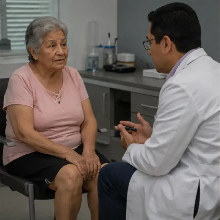 Consulta médica pospuesta